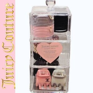 Juicy Couture Hair Accressory Collection w/Stackable Storage Container